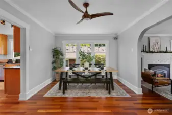 Large dining area