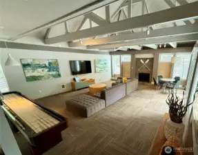 Complex Cabana lounge & game room