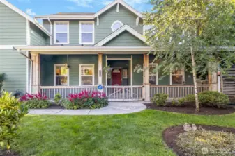 Front of home.