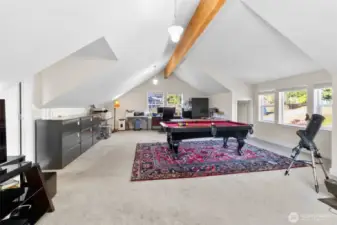 Currently bonus room is an office with pool table.