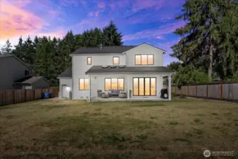 View of back of home.