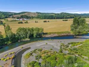 Wynooche River facing property.