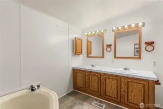 Primary bathroom!