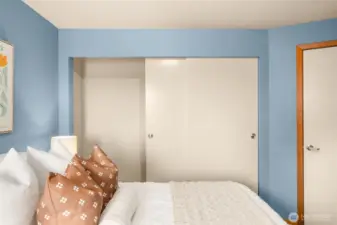 Ample closet space ensures your wardrobe is always organized, and the tranquil ambiance makes it easy to decompress and sleep soundly.