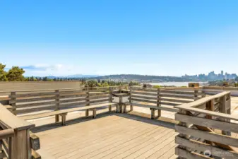 Community rooftop deck offers sweeping 360 views! Enjoy 4th of July fireworks over Lake Union