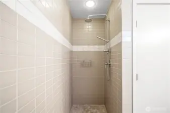 ....a walk-in shower