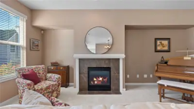 Light and Bright, Sun filled Living Room.