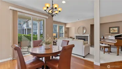 Formal Dining Room with New flooring