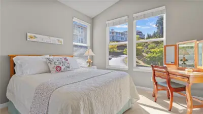 2nd Bedroom with Vaulted Ceiling.