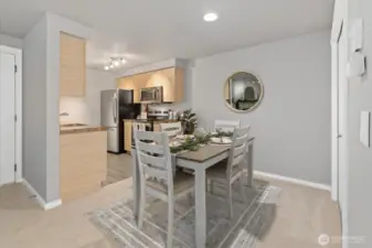 Dinining area is spacious enough for your friends and family!