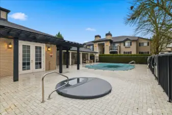 Winter by the Hottub!