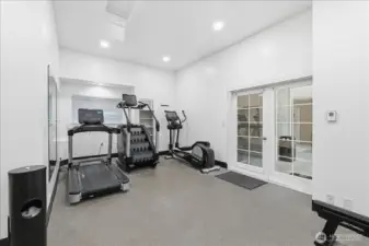 No need for a gym membership when you can utilize this updated gym within walking steps of your front door!