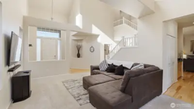 A versatile space for conversation, relaxation, or simply enjoying the openness of home.