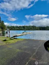 Another one of 6 developed beaches and boat launch