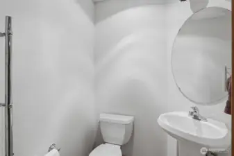 Powder Room downstairs off the kitchen.