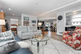 Amazing light in this open Living Room