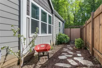 Scenic path to backyard