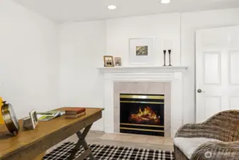 3rd Fireplace in your own private office