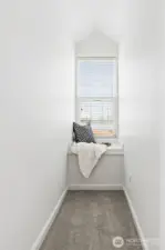 One of 2 Dormers with Seating.  And this level has brand new carpeting