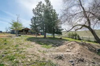 Back of home & property.
