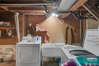 Laundry room downstairs.