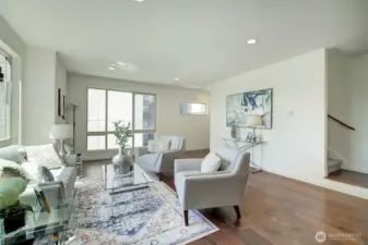 Main Floor Living Room from Dining Room