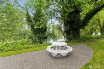 Bowman Hilton park is located on the beautiful Puyallup River in Puyallup valley