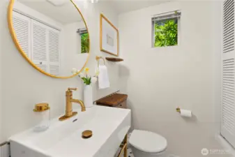 Powder room main floor