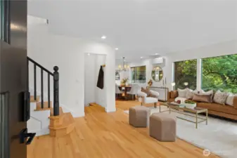 Entering the main home