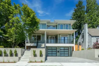 Located where Bryant meets Hawthorn Hills, this house is situated on a huge lot. Plenty of parking; two car garage and two car driveway.