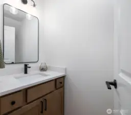 1/2 bath on the main level