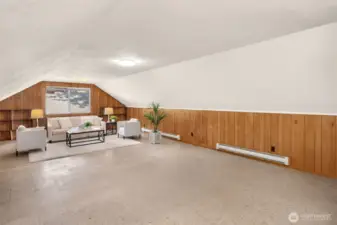 Could be a game room or your own theater!