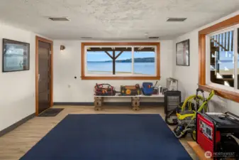 Lower level offers extra living space to play with for whatever your needs are.