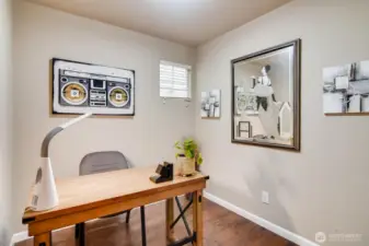 Another view of the first-floor office space with flexible layout options.