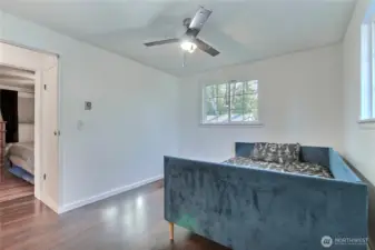 Second Bedroom at the back of the hallway.