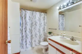 Main floor full bathroom.