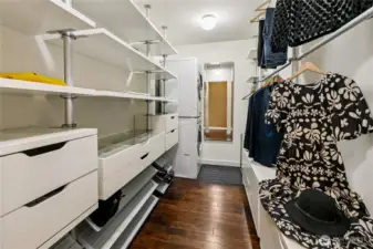 Upper suite walk in closet