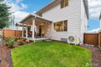 Good backyard fully fenced