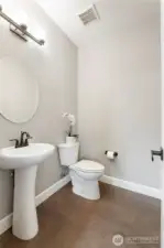 Main floor powder room