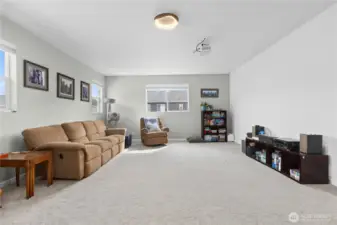 Upstairs family room.