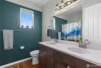 Main full bath upstairs