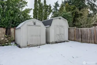 The out buildings are spacious.