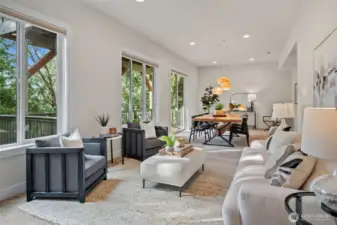 The daylight basement offers incredible flexibility