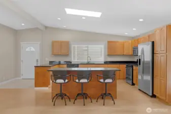 In Kitchen Eating Bar