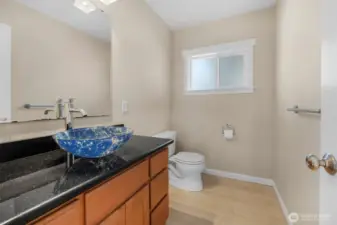 Powder Room off of Entry