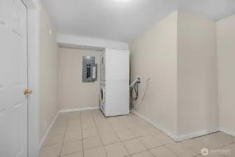 Utility Room with space for Possible Second Kitchen