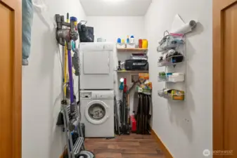 Utility Room. With additional shelving, it could service as a pantry too.