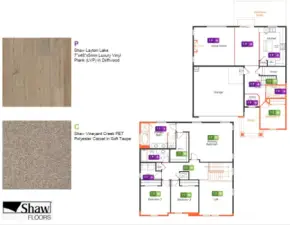 Quality flooring throughout home!