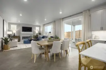 photo of 2350 plan previously built at a different location for illustrative purposes only