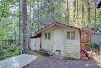 Multiuse shed and covered area